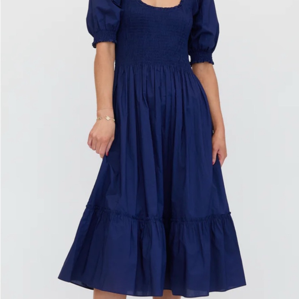 Hill House Navy Nap Dress with Sleeves